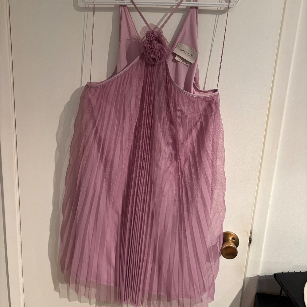 BHLDN Mauve Party Dress (M)